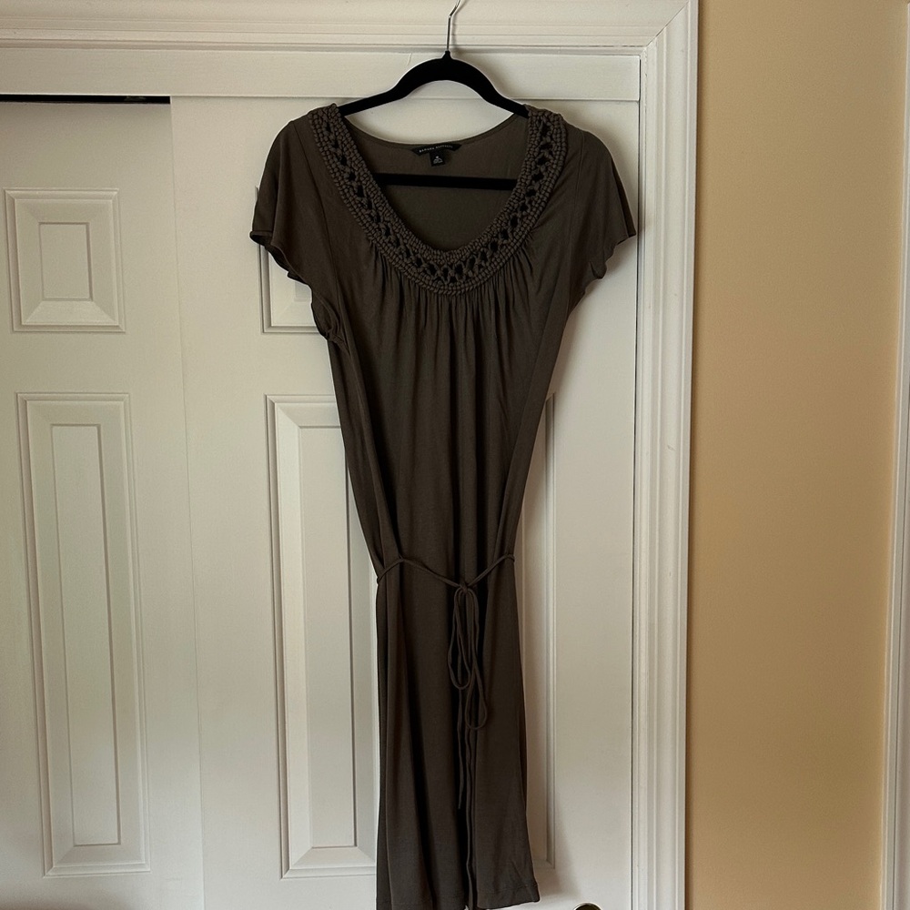 Banana Republic Taupe Knit Dress